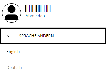 Sprache wählen