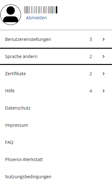 Sprache ändern