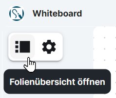 Die Schaltfläche "Folienübersicht öffnen"